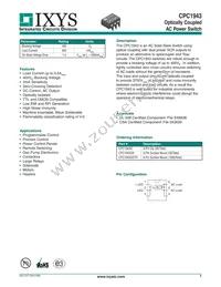 CPC1943G Datasheet Cover