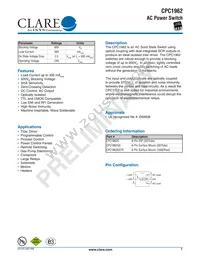 CPC1962G Datasheet Cover