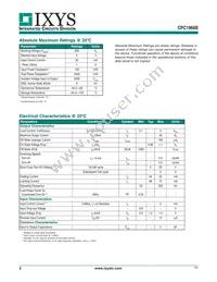 CPC1966B Datasheet Page 2