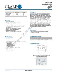 CPC1973Y Datasheet Cover