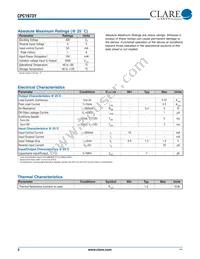 CPC1973Y Datasheet Page 2