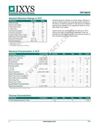 CPC1983YE Datasheet Page 2