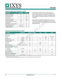 CPC2025NTR Datasheet Page 2