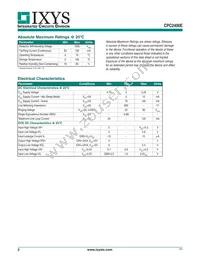 CPC2400E Datasheet Page 2