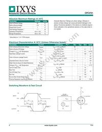 CPC3701C Datasheet Page 2