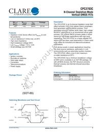 CPC3703C Datasheet Cover