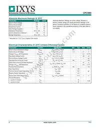 CPC3960ZTR Datasheet Page 2