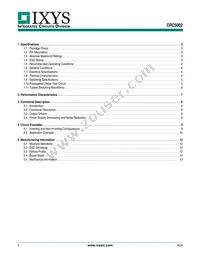 CPC5002GSTR Datasheet Page 2