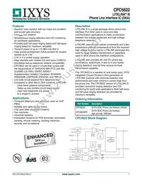 CPC5622A Datasheet Cover