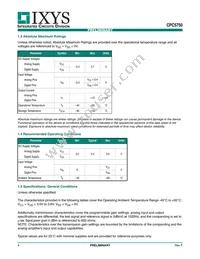 CPC5750U Datasheet Page 4