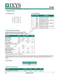 CPC5902GSTR Datasheet Page 3