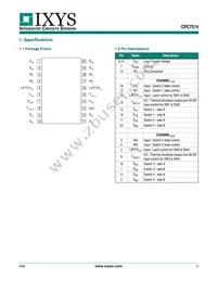 CPC7514ZTR Datasheet Page 3