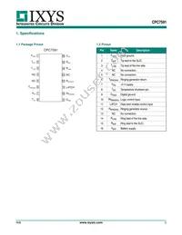 CPC7591BBTR Datasheet Page 3