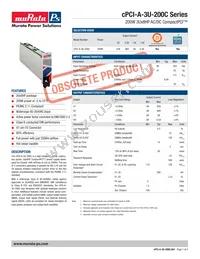 CPCI-A-3U-200C Datasheet Cover