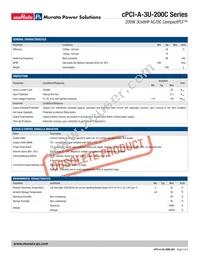 CPCI-A-3U-200C Datasheet Page 2