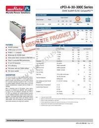 CPCI-A-3U-300C Datasheet Cover