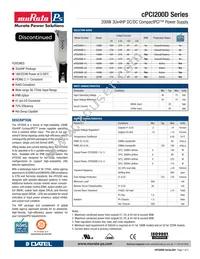 CPCI200D-2C Datasheet Cover