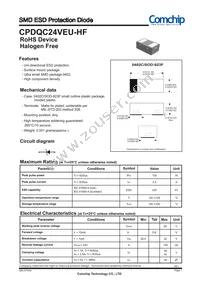 CPDQC24VEU-HF Datasheet Cover