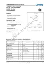 CPDT6-5V4U-HF Datasheet Cover