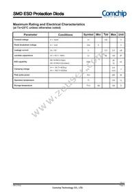 CPDVR085V0UA-HF Datasheet Page 2