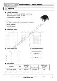 CPFC11D60-100M08 Datasheet Cover