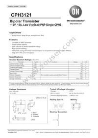 CPH3121-TL-E Datasheet Cover