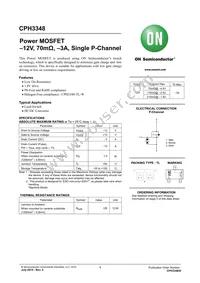 CPH3348-TL-E Datasheet Cover