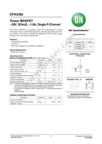 CPH3360-TL-W Datasheet Cover