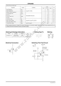 CPH3459-TL-W Datasheet Page 2