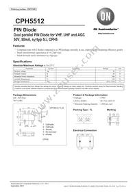 CPH5512-TL-E Datasheet Cover