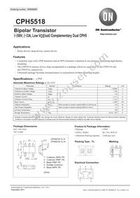 CPH5518-TL-E Datasheet Cover
