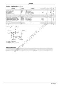 CPH5520-TL-E Datasheet Page 2