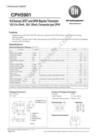 CPH5901G-TL-E Datasheet Cover