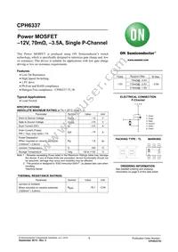 CPH6337-TL-W Datasheet Cover