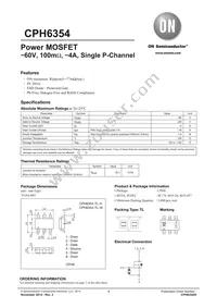 CPH6354-TL-H Datasheet Cover