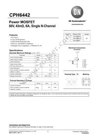 CPH6442-TL-E Datasheet Cover