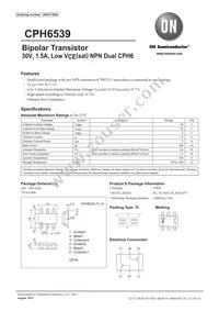 CPH6539-TL-H Datasheet Cover