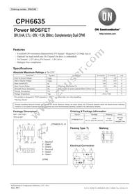 CPH6635-TL-H Datasheet Cover