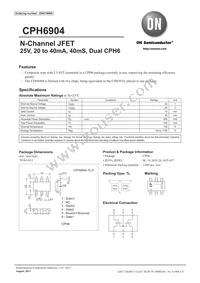 CPH6904-TL-E Datasheet Cover