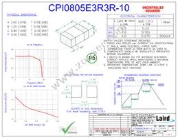 CPI0805E3R3R-10 Datasheet Cover