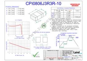 CPI0806J3R3R-10 Datasheet Cover