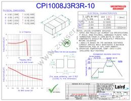 CPI1008J3R3R-10 Datasheet Cover