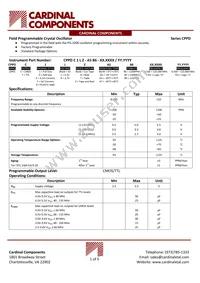 CPPDC4-B6-7.3728/3.6864 Datasheet Cover