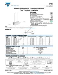 CPSL10R1000JB145 Datasheet Cover