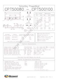 CPT500100D Datasheet Cover