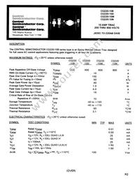 CQ220-10N Datasheet Cover