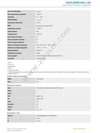 CQ35-25NNP-KW1 Datasheet Page 3
