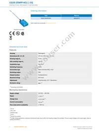 CQ35-25NPP-KC1 Datasheet Page 2