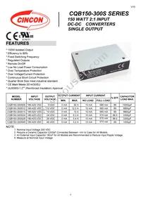 CQB150-300S48N Datasheet Cover