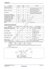 CR03AM-16A#B00 Datasheet Page 2